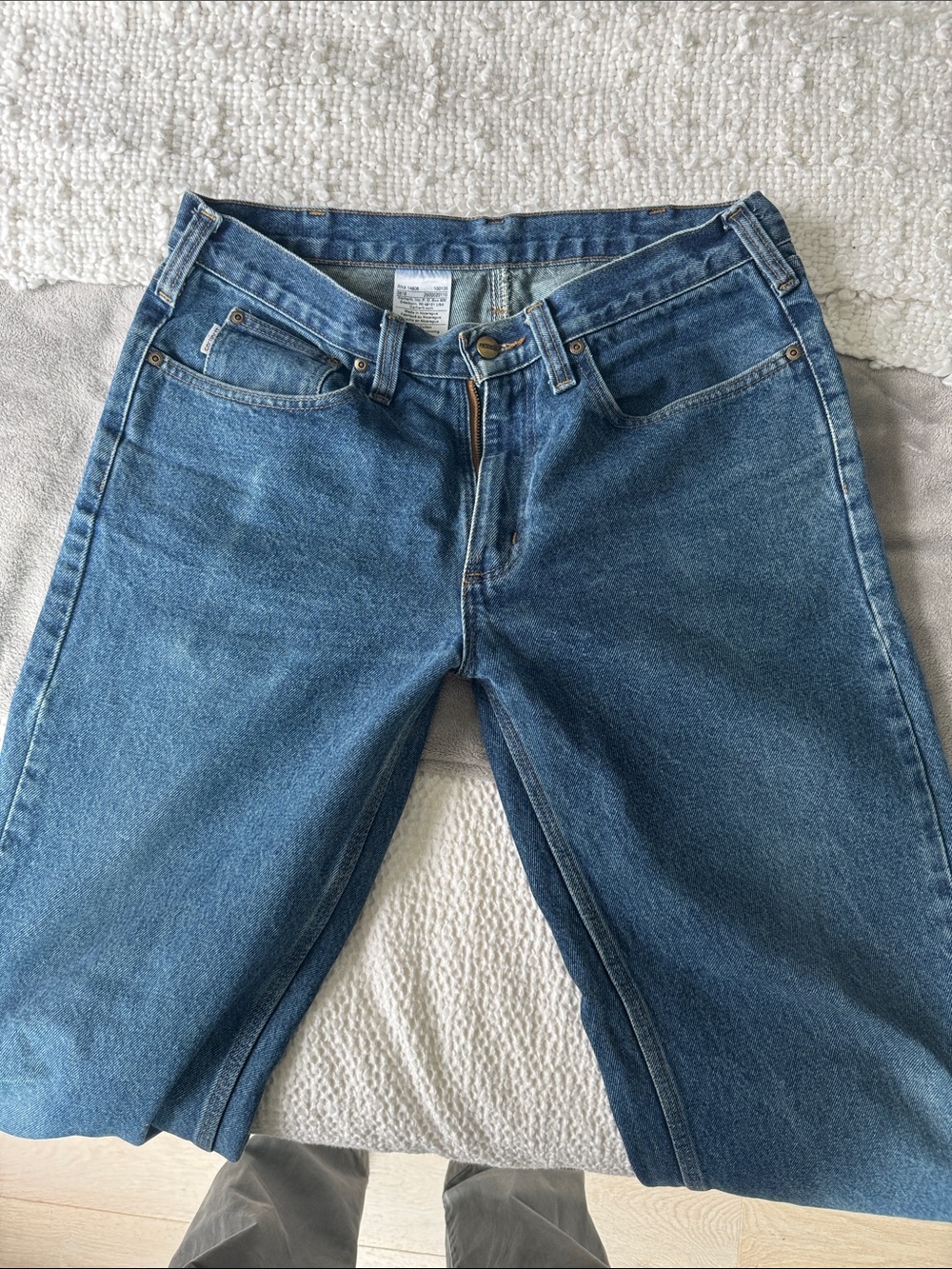 Carhartt Light Blue Denim Workwear Jacket